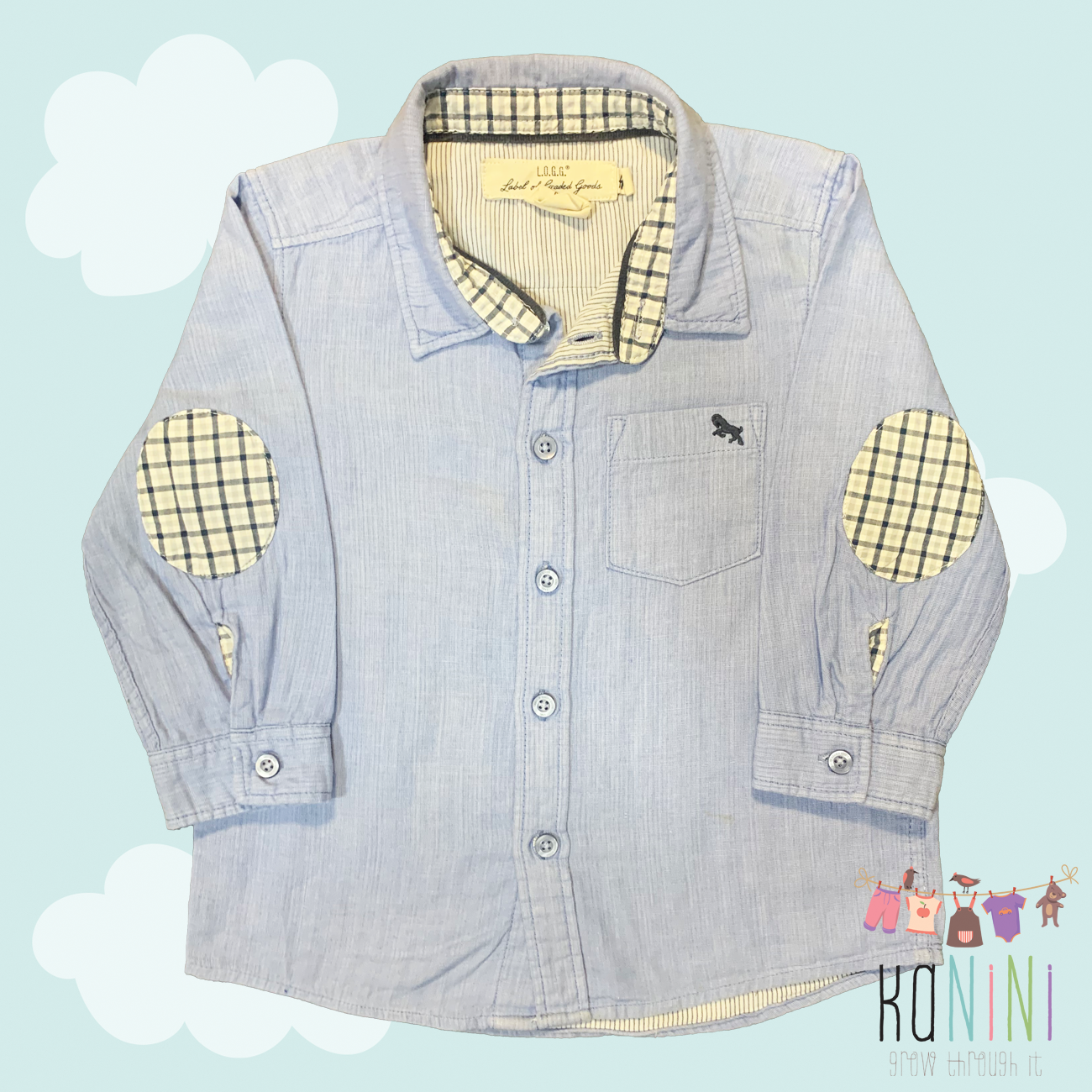Featured image for “LOGG 12-18 Months Boys Long Sleeve Shirt”