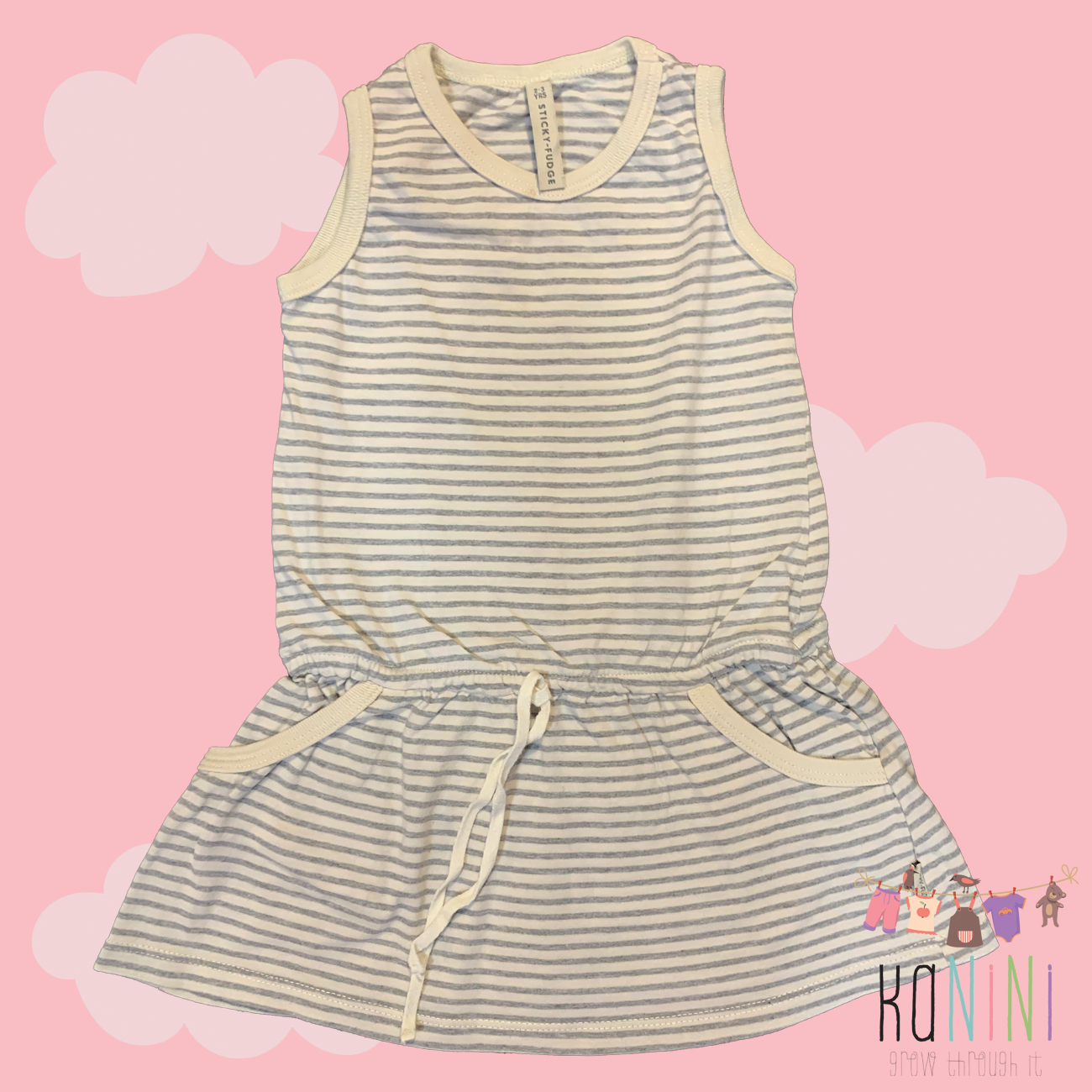Featured image for “Sticky Fudge 2 - 3 Years Girls Stripe Dress”