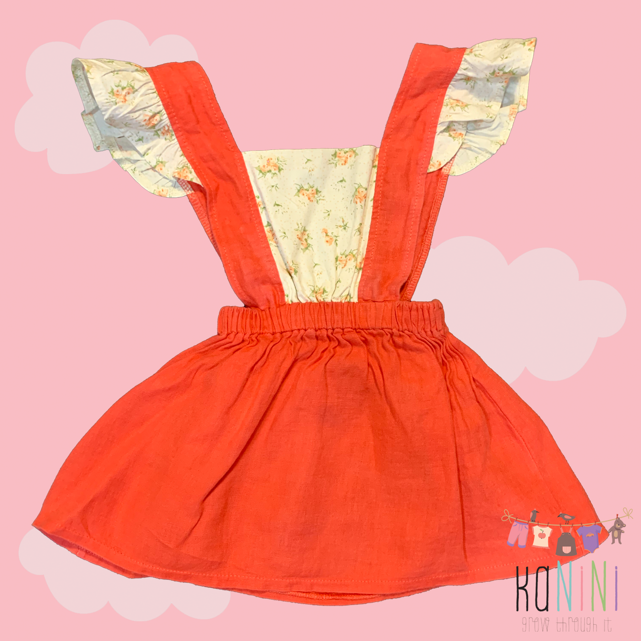 Featured image for “Annapatat 18 - 24 Months Girls Shoulder Frill Dress”