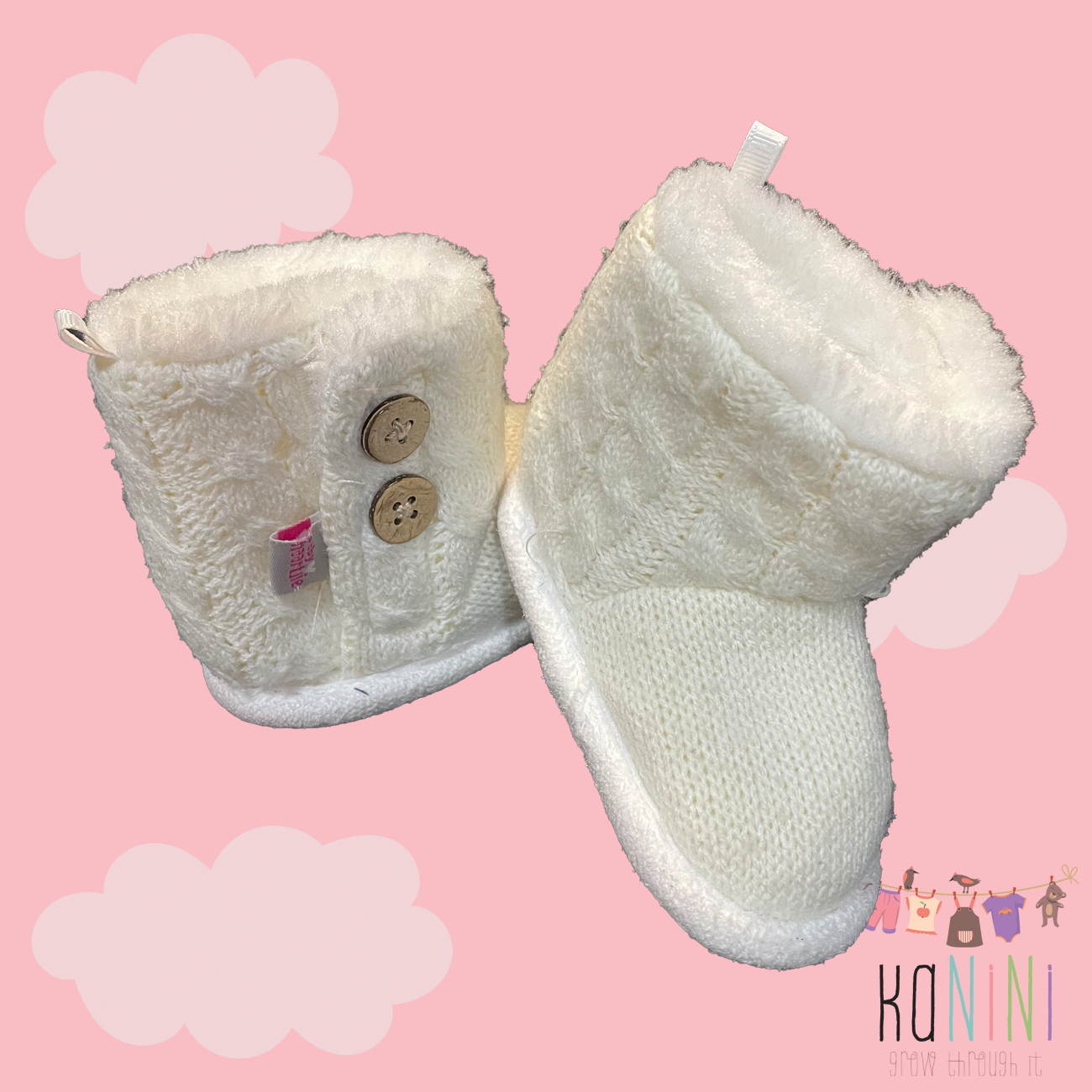 Featured image for “Naartjie 3 - 6 Months Girls Knitted Boots”