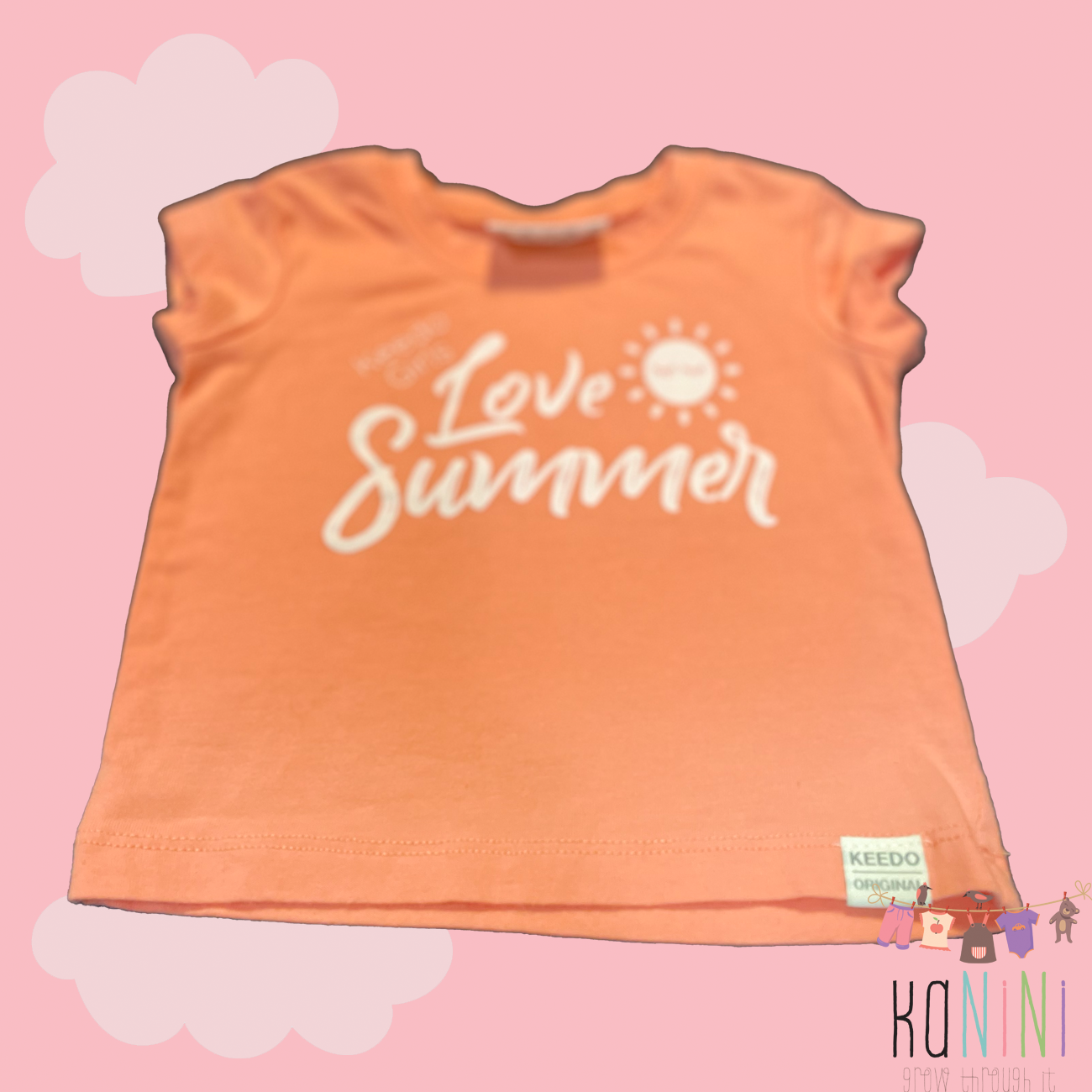 Featured image for “Keedo 0 - 3 Months Girls Orange t-Shirt”