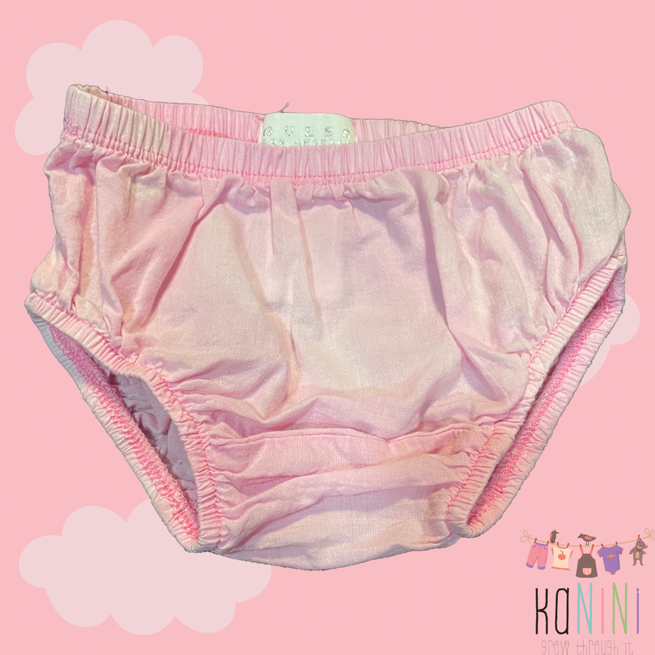 Featured image for “GUESS 3 - 6 Months Girls Pink Bloomer”