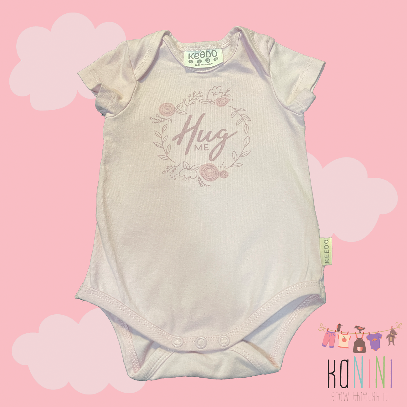 Featured image for “Keedo 0 - 3 Months Girls Short Sleeve Romper”