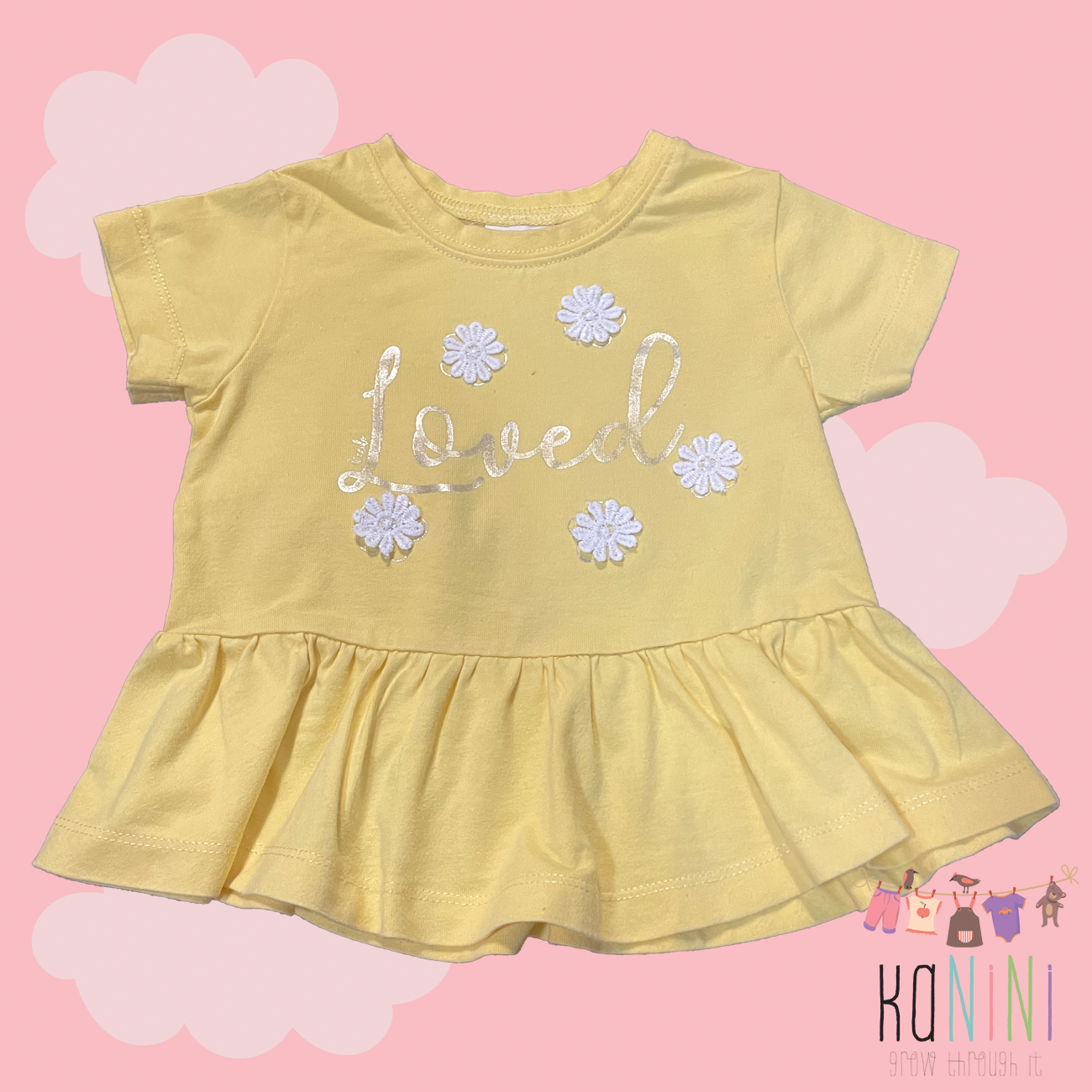 Featured image for “Keedo 6 - 12 Months Girls Yellow Top”