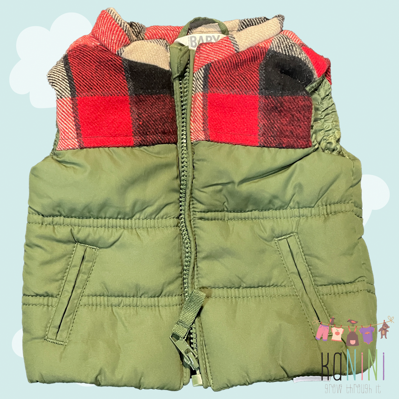 Featured image for “Cotton On 3 - 6 Months Boys Sleeveless Puffer Jacket”