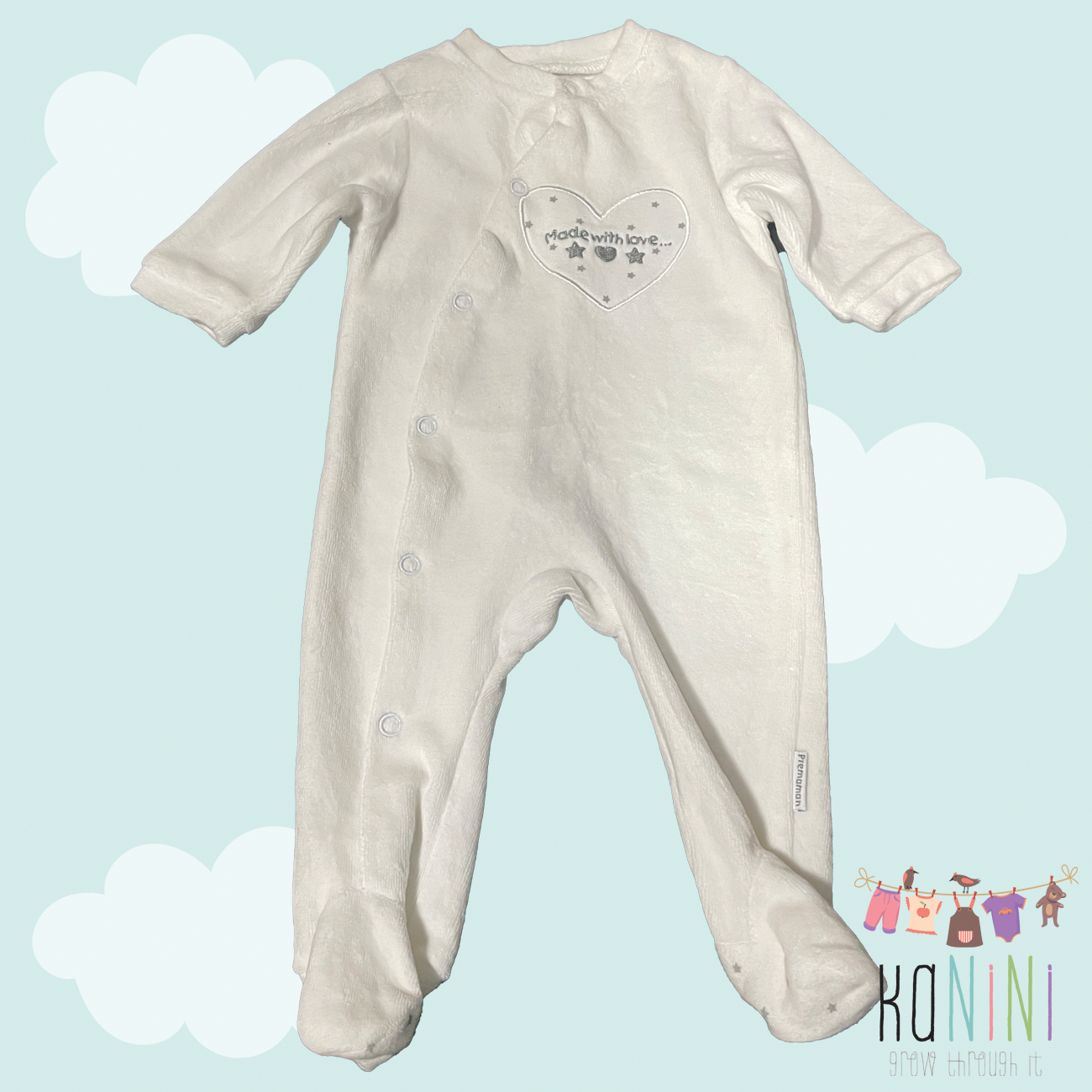 Featured image for “Mamas & Papas 0 - 3 Months Boys Babygrow”