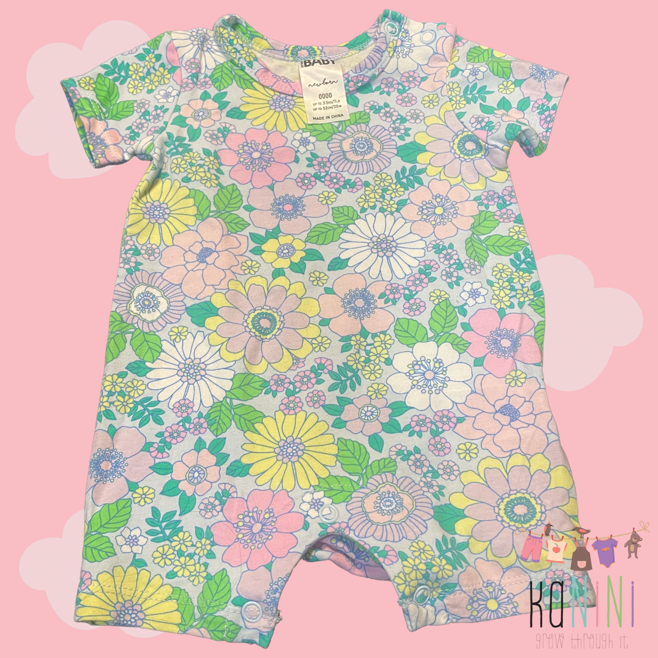 Featured image for “Cotton On Newborn Girls Vintage Floral Romper”