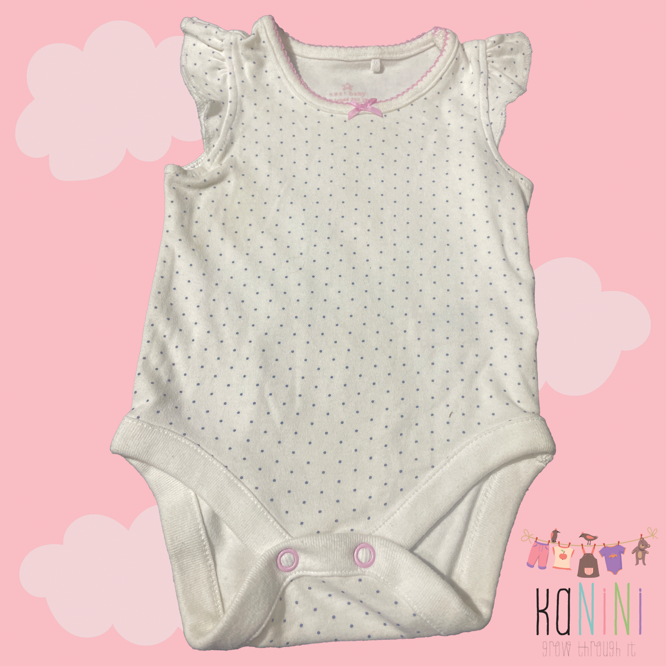 Featured image for “UK Next 0 - 3 Months Girls Polkadot Romper”