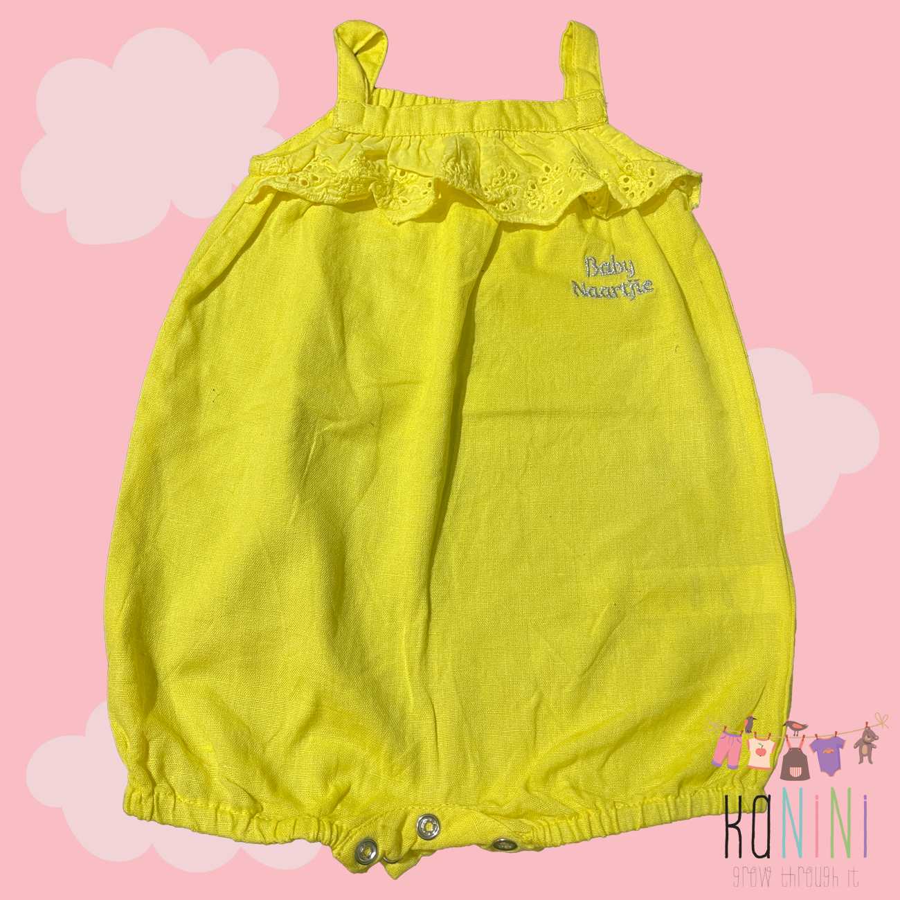 Featured image for “Naartjie 0 - 3 Months Girls Yellow Romper”