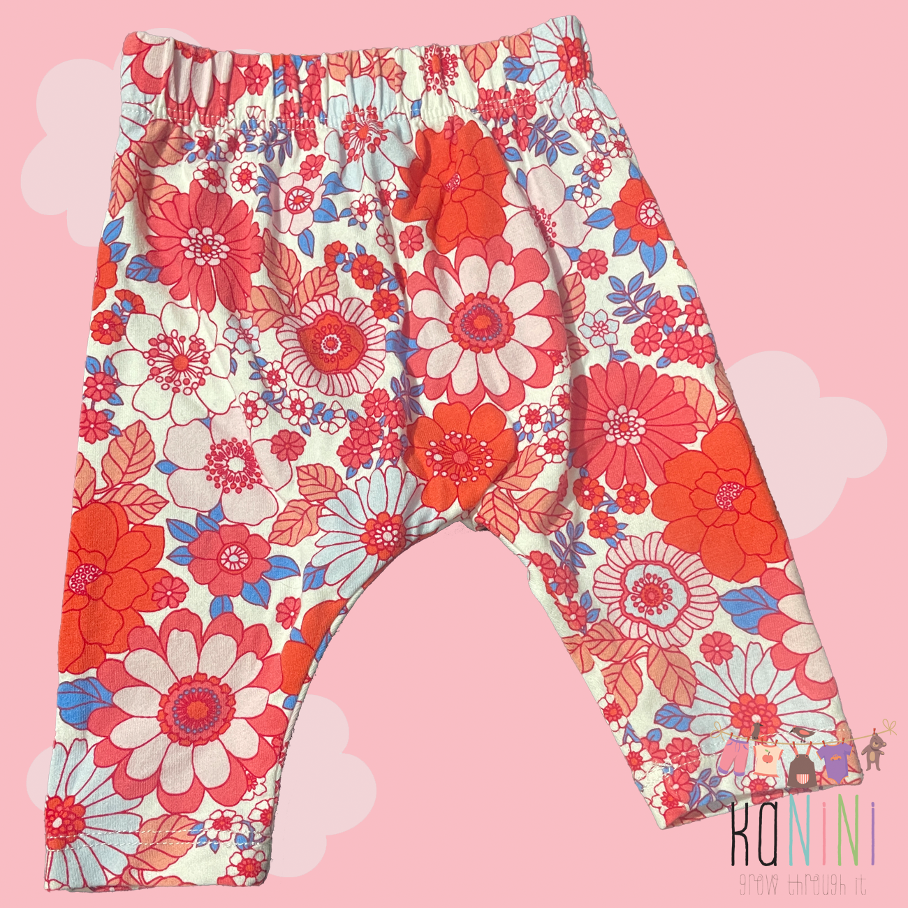 Featured image for “Cotton On Newborn Girls Red Floral Legging”