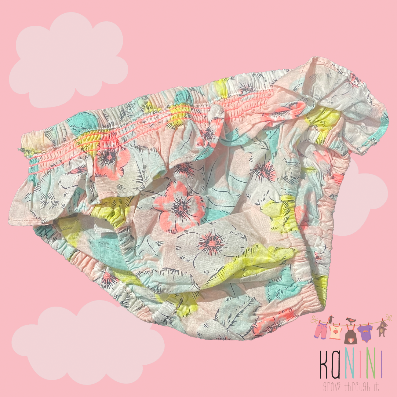 Featured image for “Country Road 0 - 3 Months Girls Floral Diaper Cover”