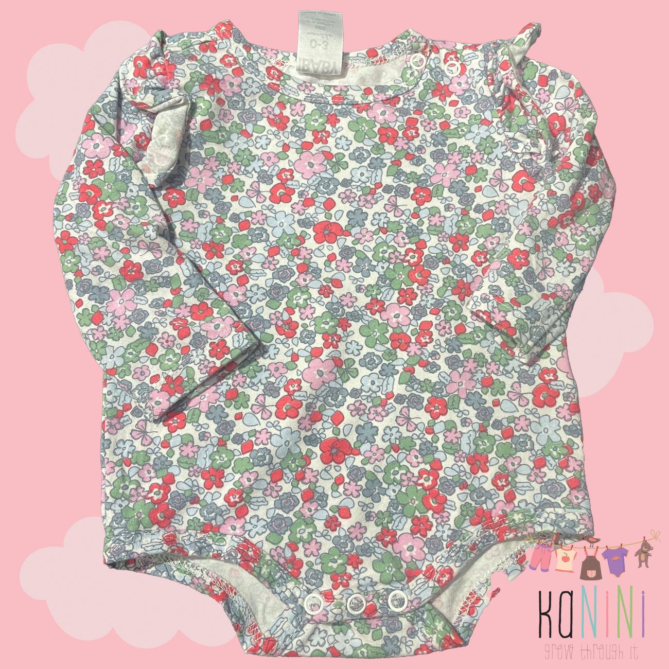 Featured image for “Cotton On 0 - 3 Months Girls Floral Vest”