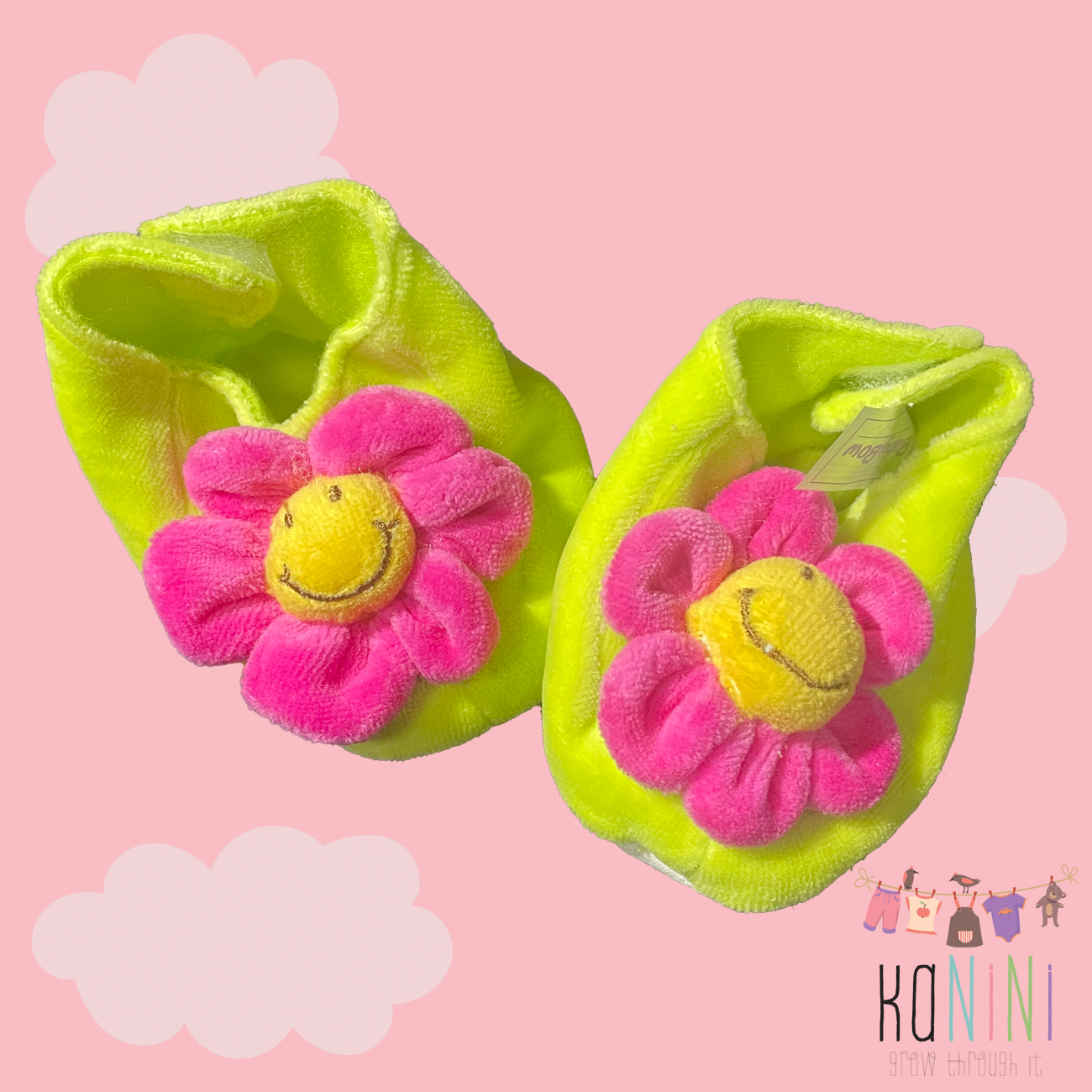 Featured image for “BabyBow 0 - 3 Months Girls Flower Booties”