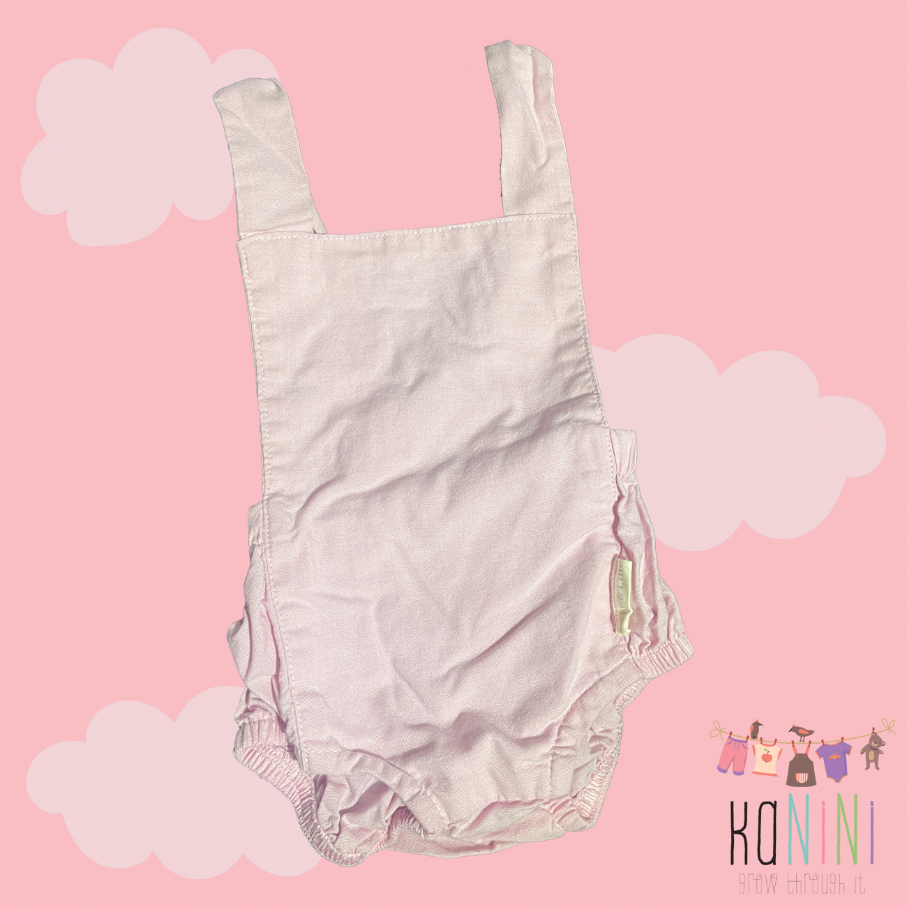 Featured image for “Tulip & Lilly 0 - 3 Months Girls Dungaree Romper”