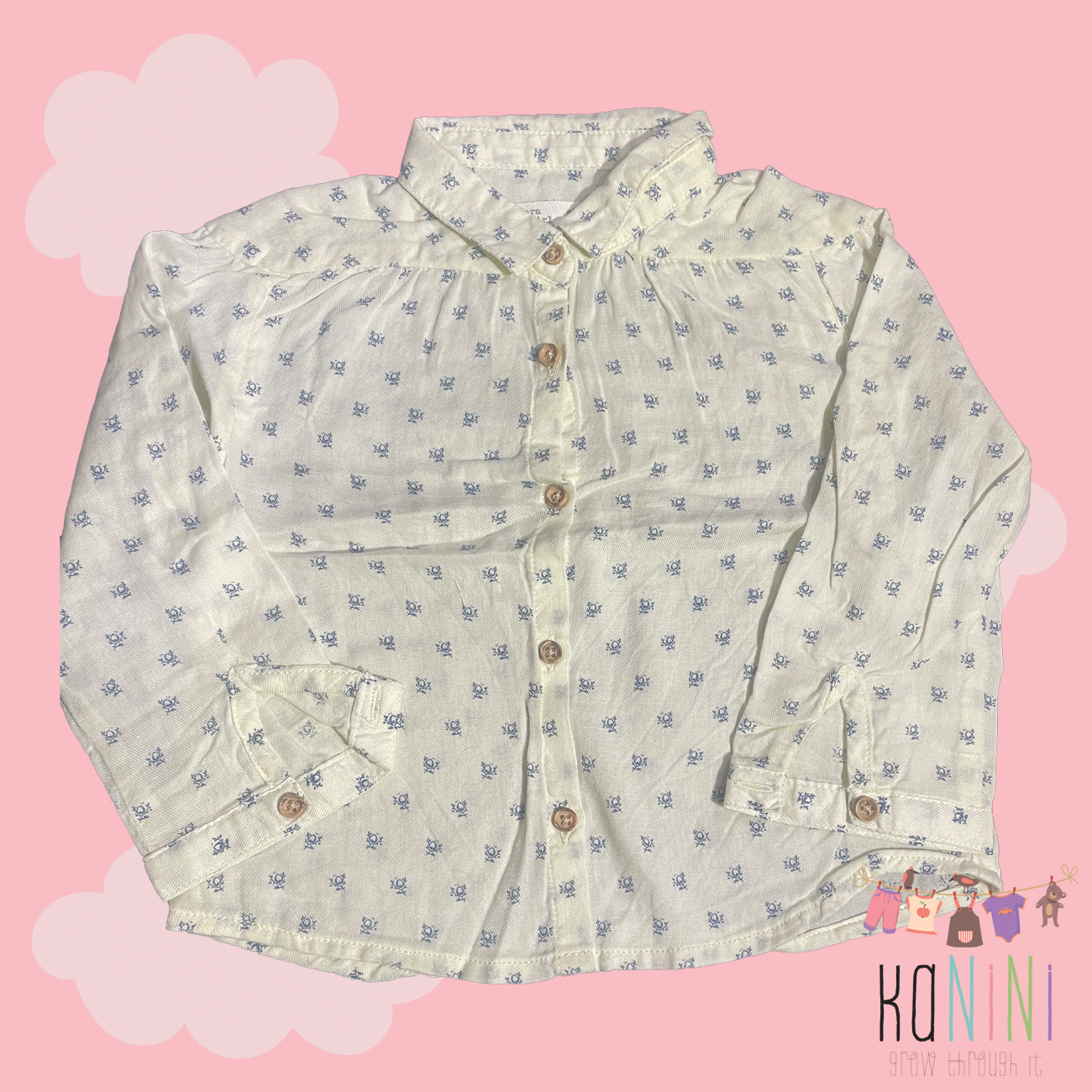 Featured image for “ZARA 12 - 18 Months Girls Formal Collared Shirt”