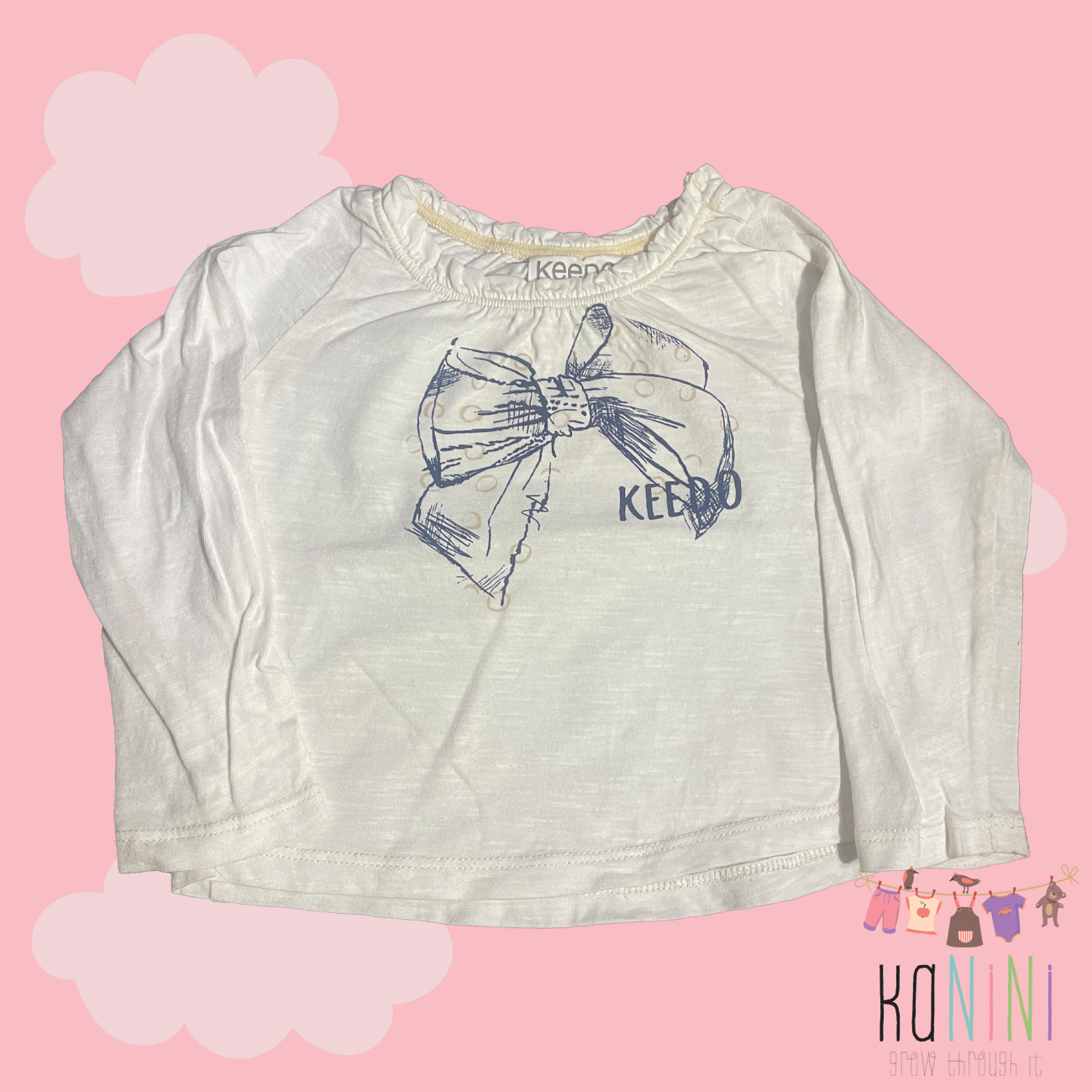Featured image for “Keedo 12 - 18 Months Girls Long Sleeve Shirt”