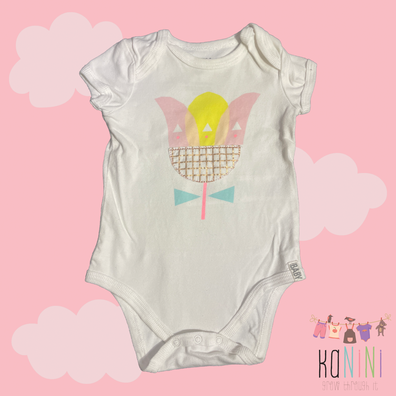 Featured image for “Cotton On 6 - 12 Months Girls Short Sleeve Romper”