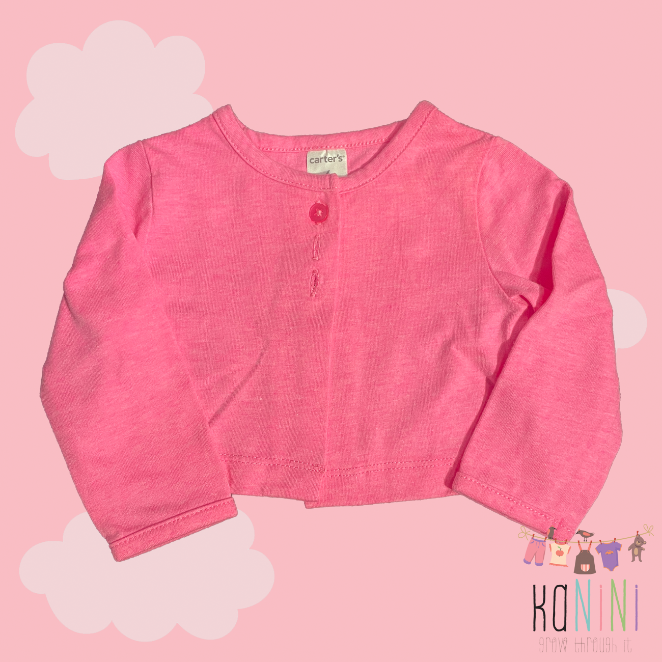 Featured image for “Carter's 6 Months Girls Pink Cardigan”