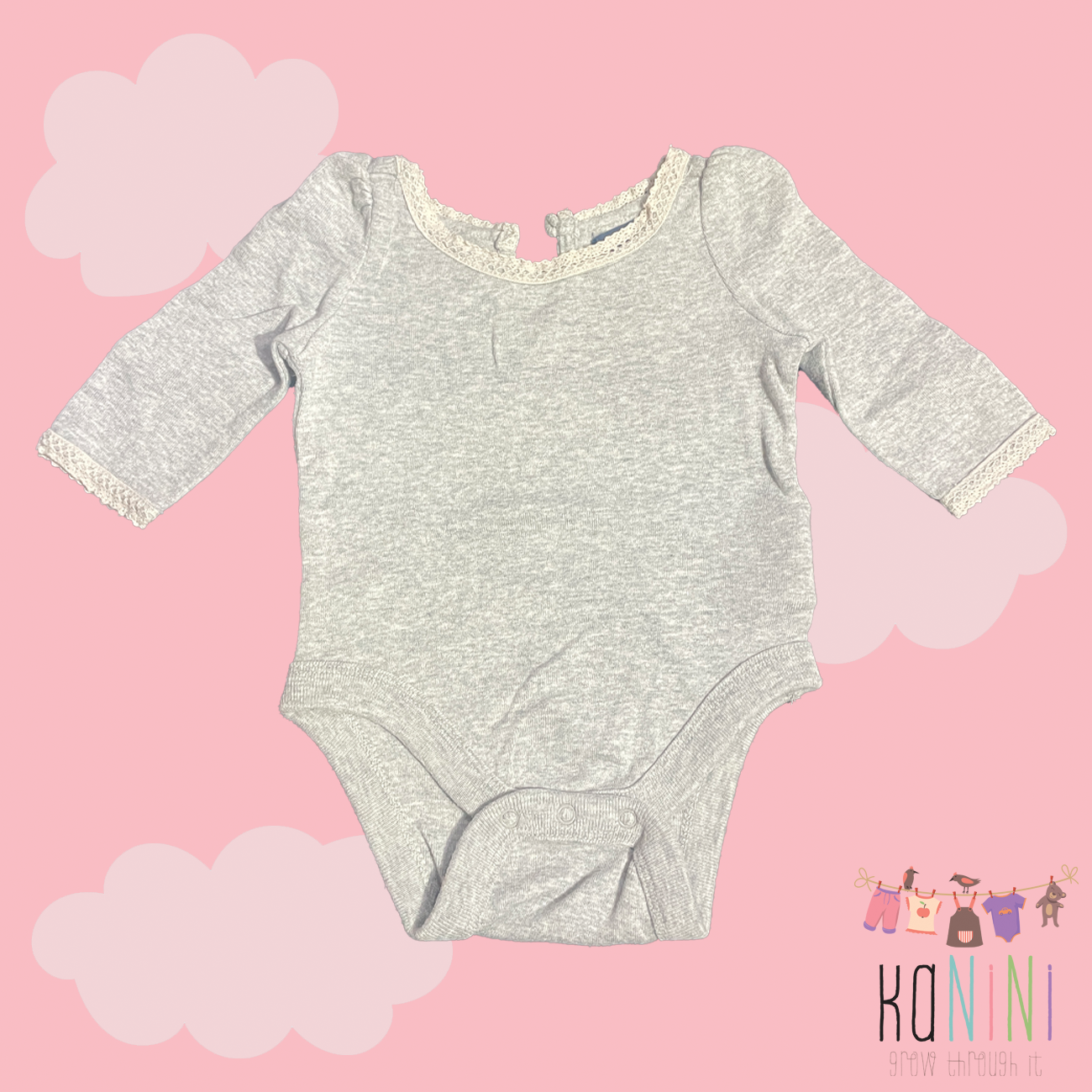 Featured image for “Baby GAP 0 - 3 Months Girls Long Sleeve Romper”