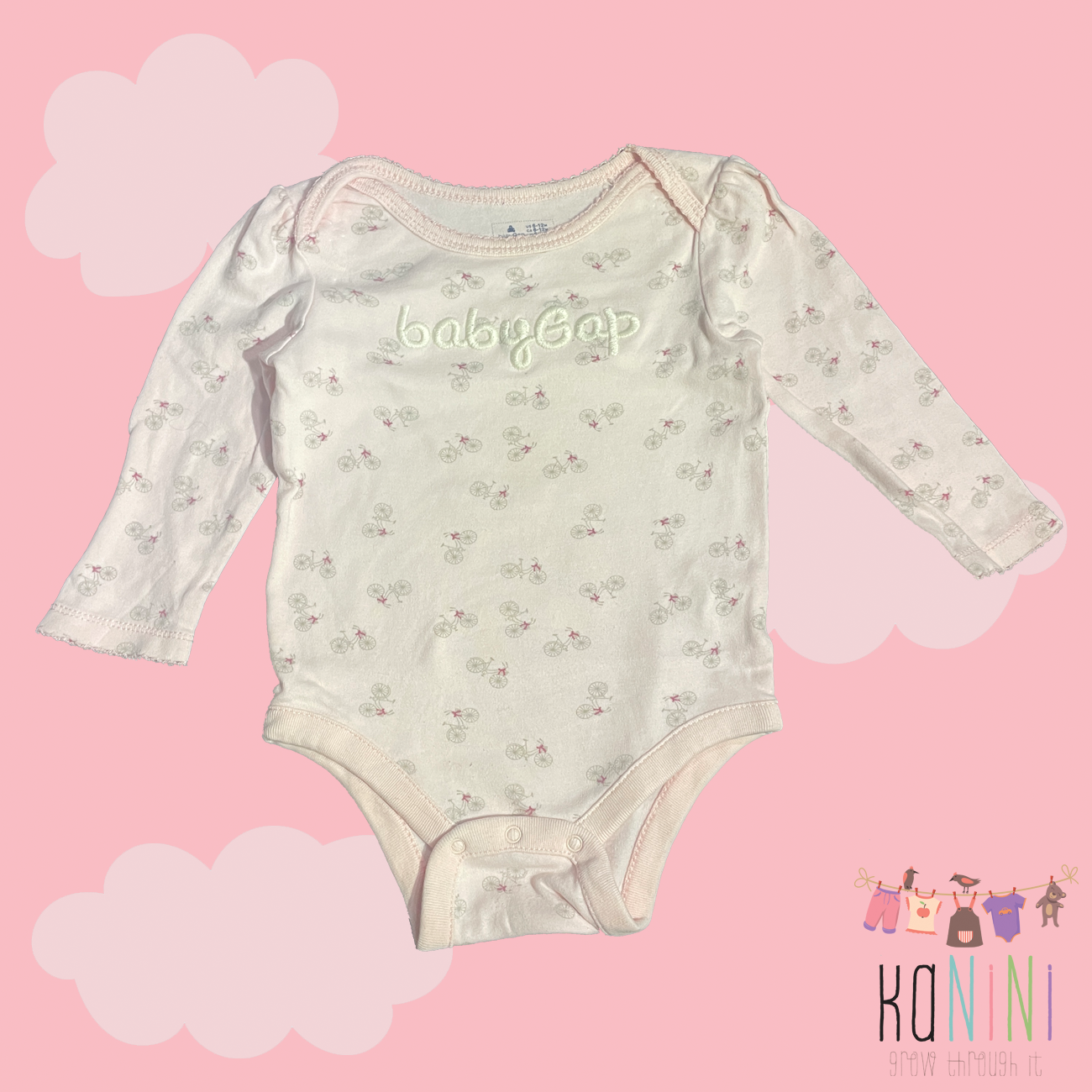 Featured image for “Baby GAP 6 - 12 Months Girls Long Sleeve Romper”