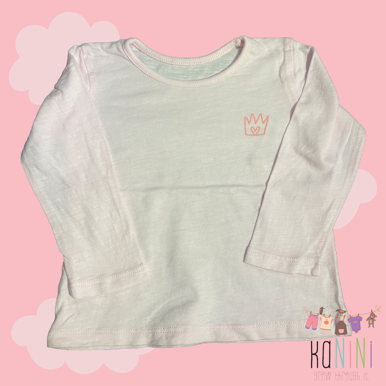 Featured image for “Woolworths 6 - 12 Months Girls Long Sleeve T-Shirt”