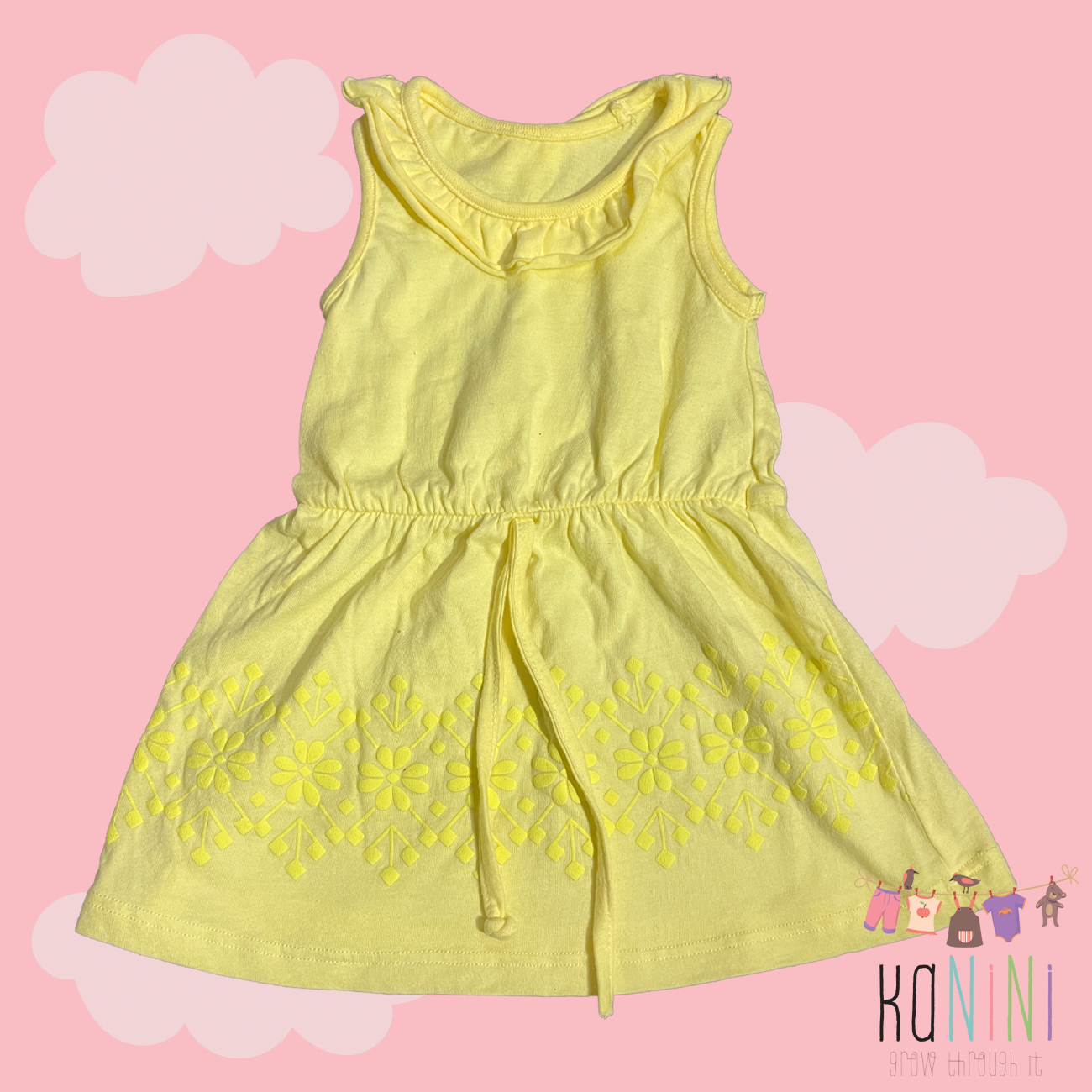 Featured image for “Woolworths 3 - 6 Months Girls Yellow Dress”