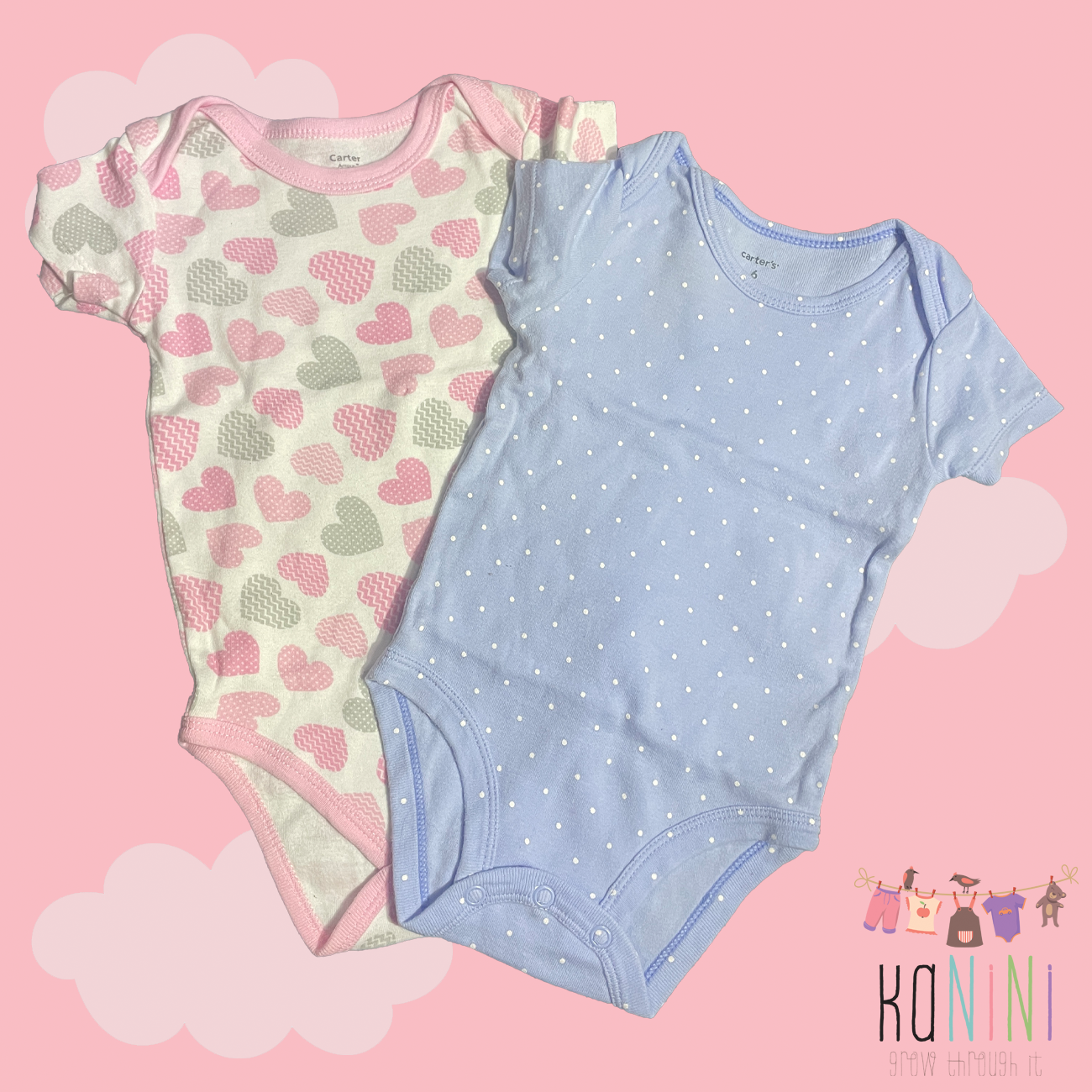 Featured image for “Carter's 6 Months Girls Romper Combo Set”