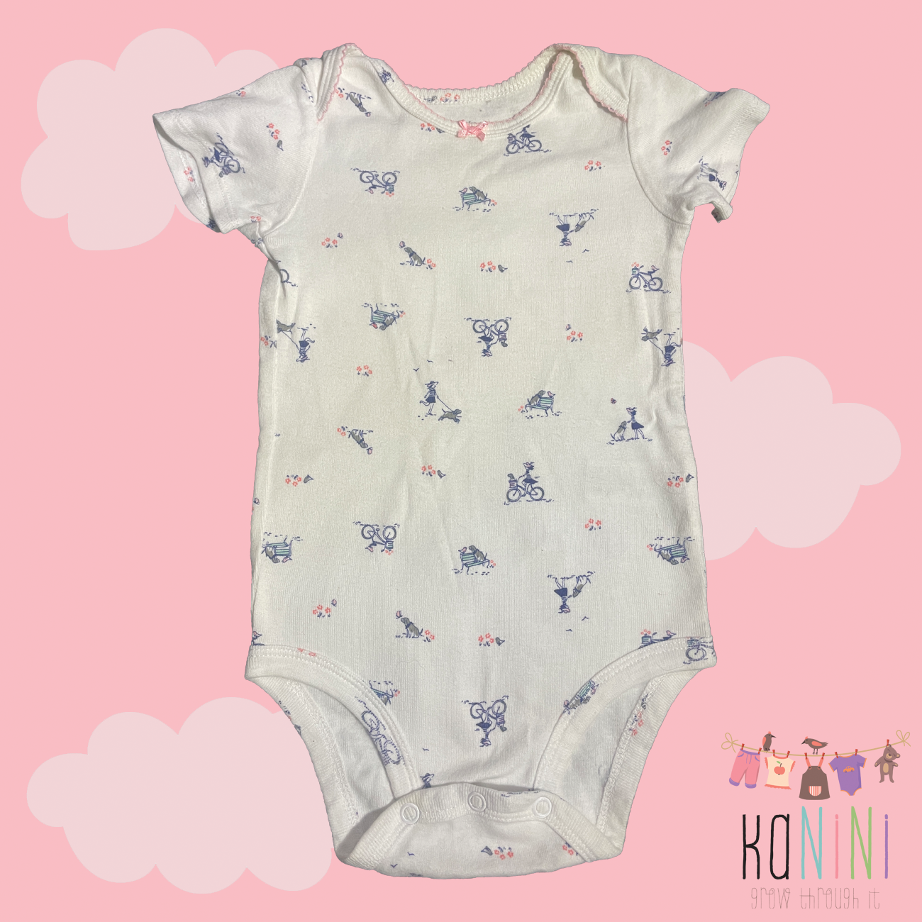 Featured image for “Carter's 18 Months Girls Short Sleeve Romper”