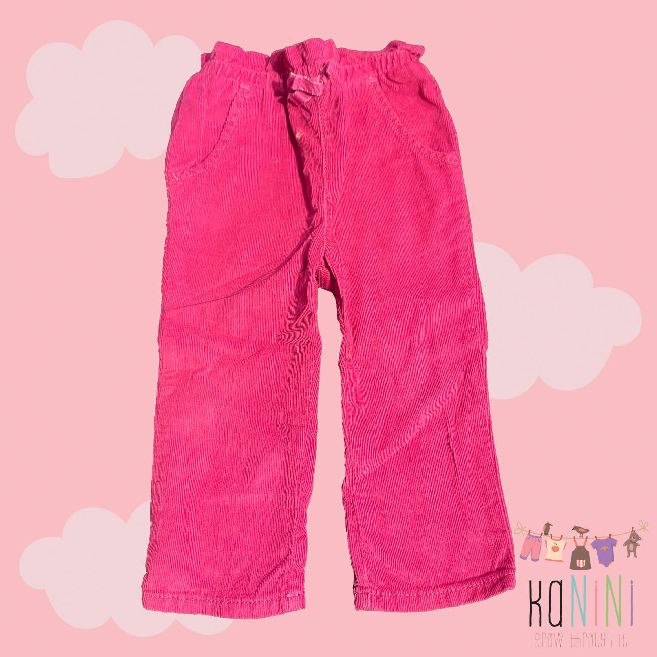 Featured image for “OshKosh 12 Months Girls Pink Corduroy Pants”