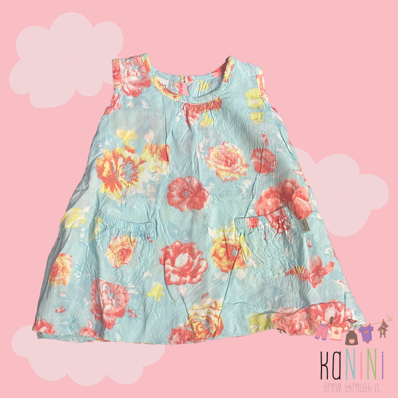 Featured image for “FROKI 3 - 6 Months Girls Floral Dress”