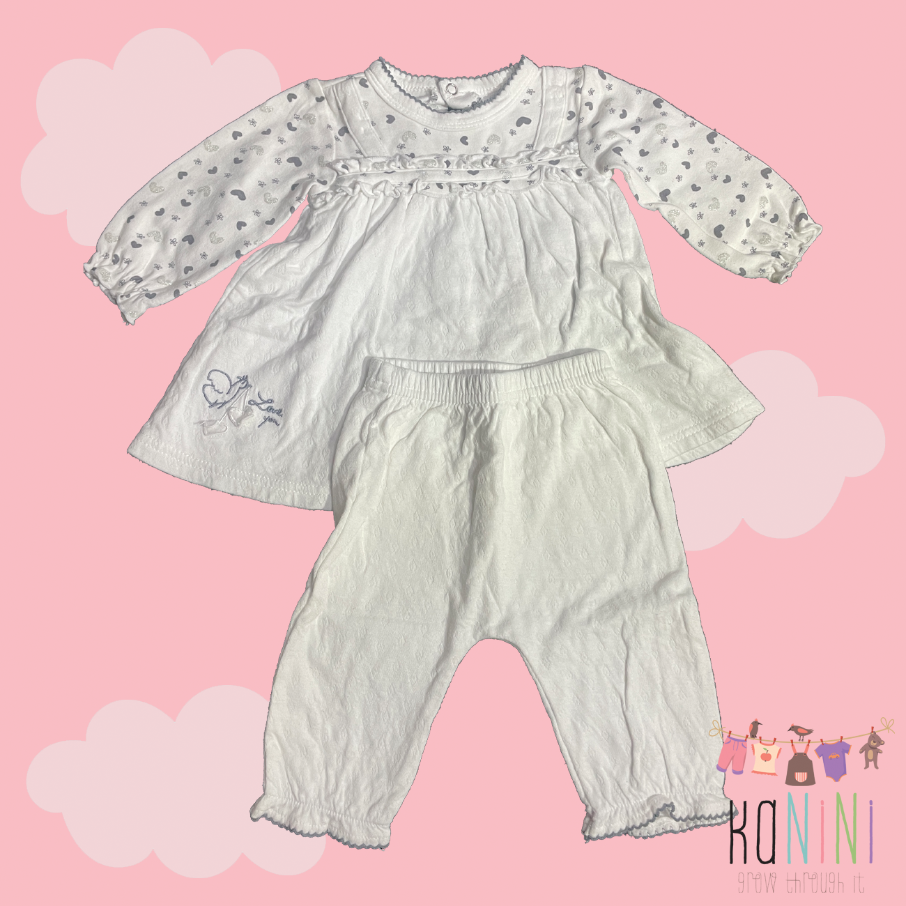 Featured image for “Woolworths 3 - 6 Months Girls Dress Set”