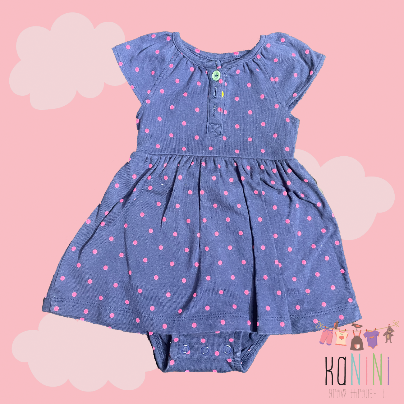 Featured image for “Carter's 9 Months Girls Polkadot Dress”