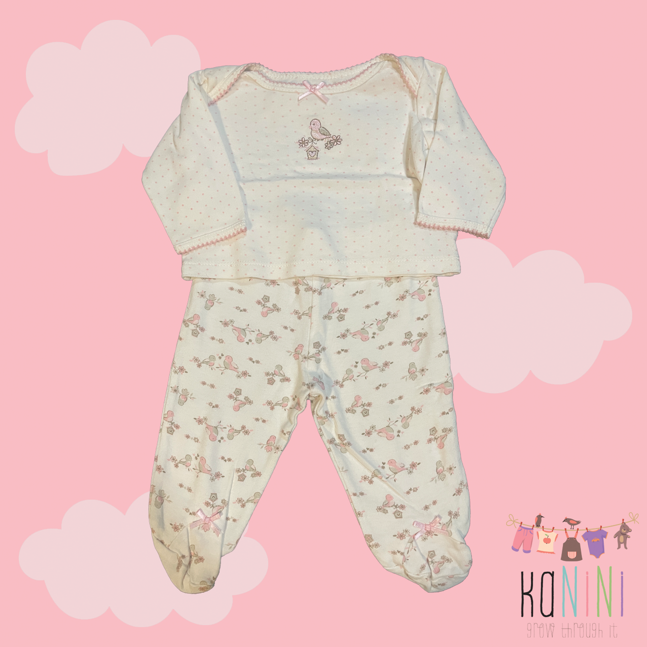 Featured image for “Little Me 3 Months Girls Polkadot Set”