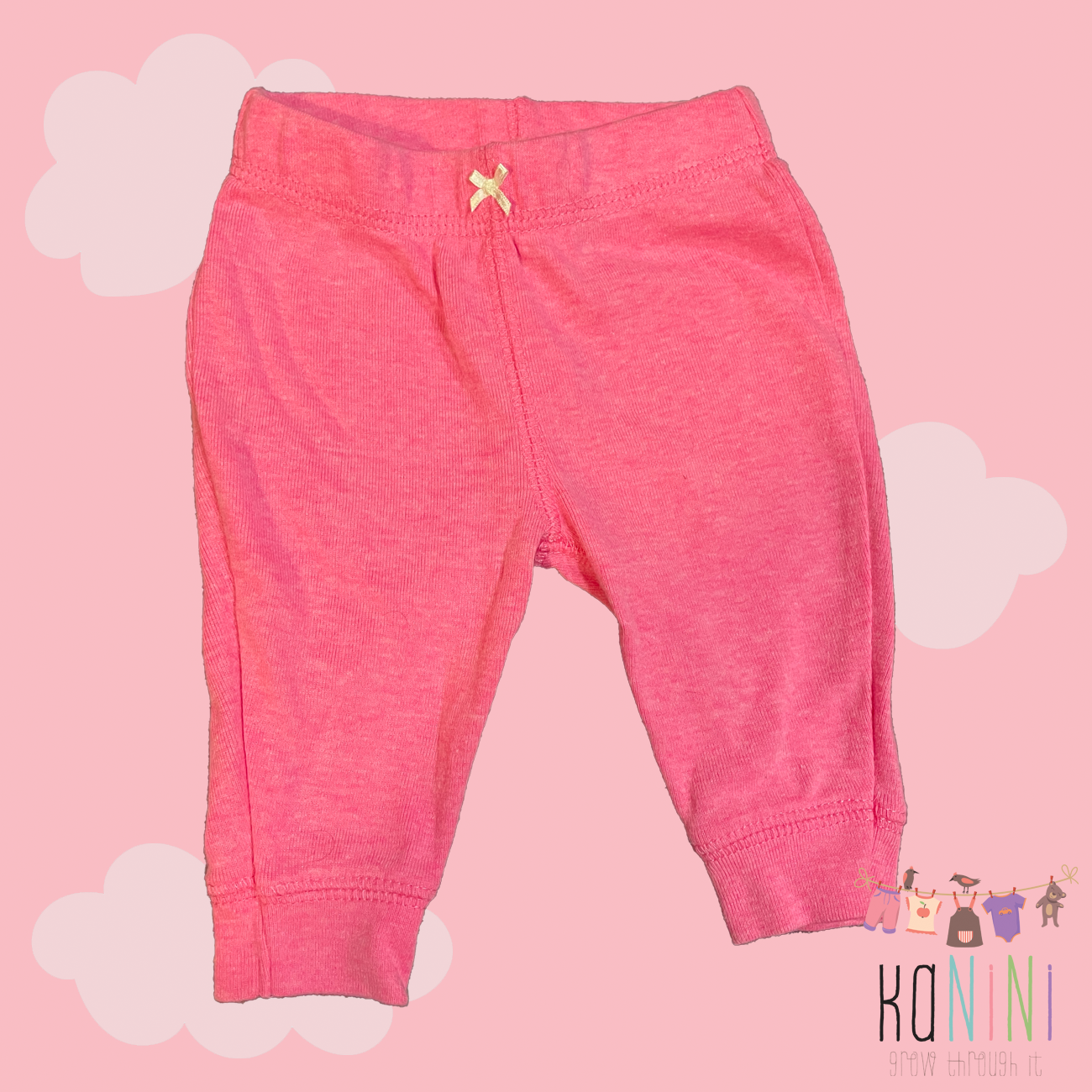 Featured image for “Carter's Newborn Girls Pink Leggings”