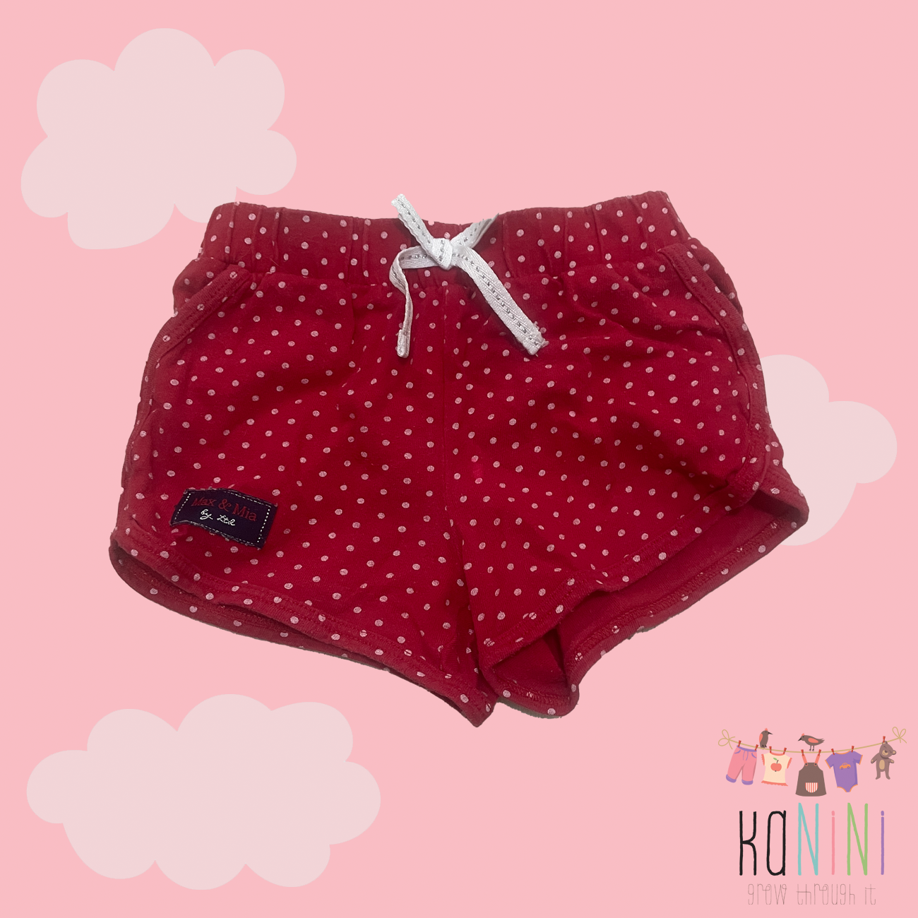 Featured image for “Max & Mia 3 - 4 Years Girls Polkadot Shorts”