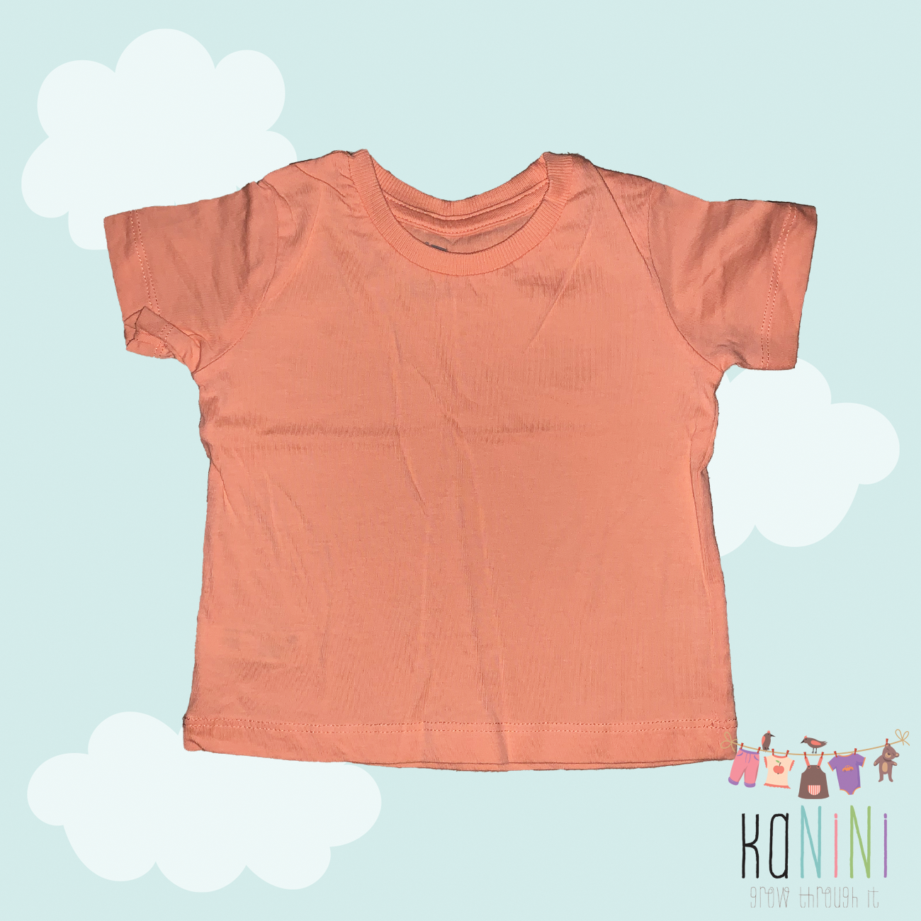 Featured image for “Woolworths 6 - 12 Months Boys Peach T-Shirt”