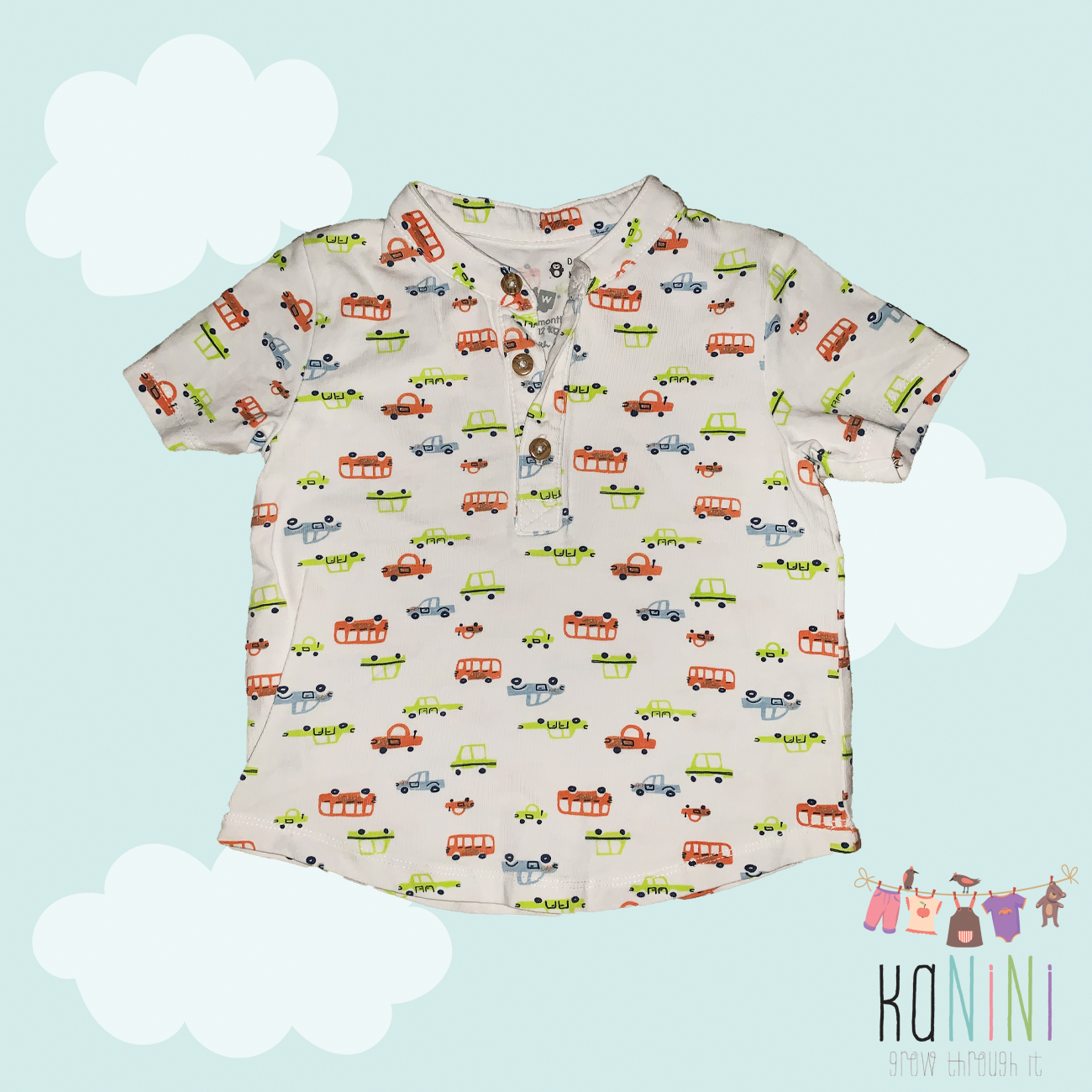 Featured image for “Woolworths 12 - 18 Months Boys Printed Pattern T-Shirt”