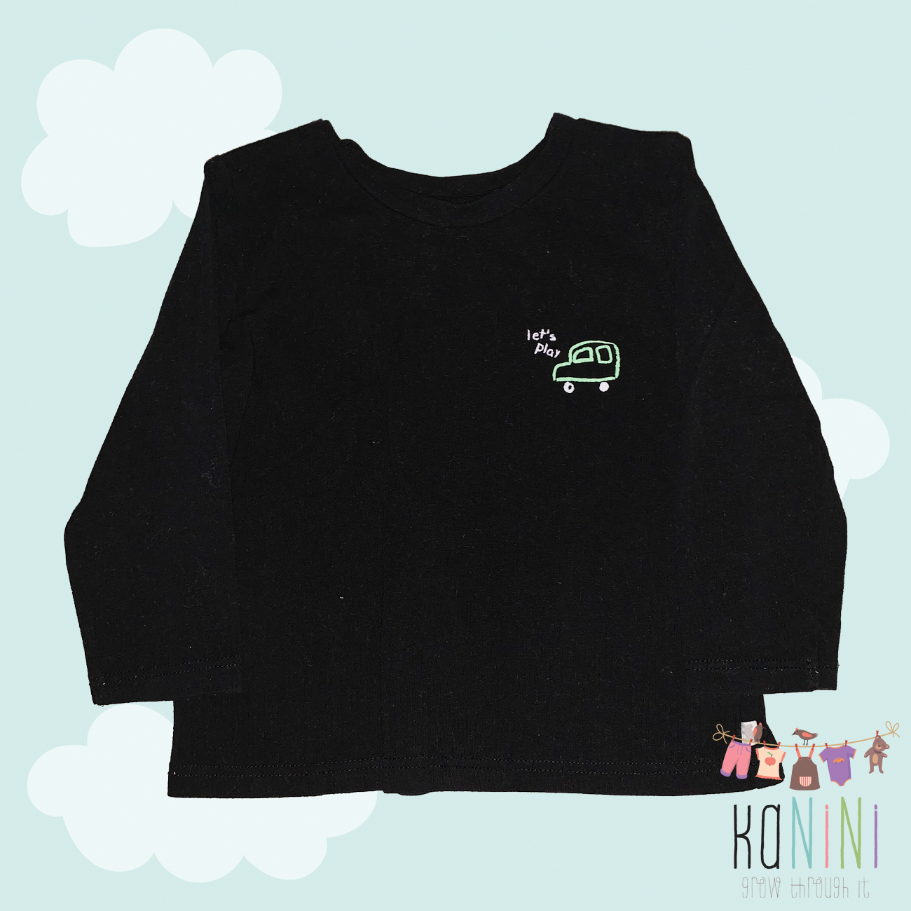 Featured image for “Woolworths 6 - 12 Months Boys Black T-Shirt”