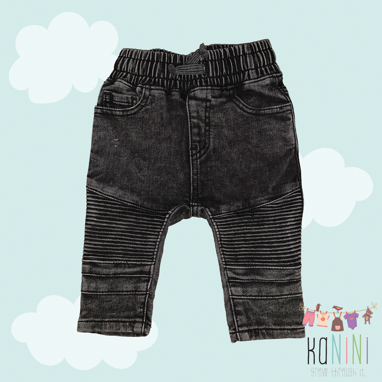 Featured image for “CottonOn 3 - 6 Months Boys Black Jeans”