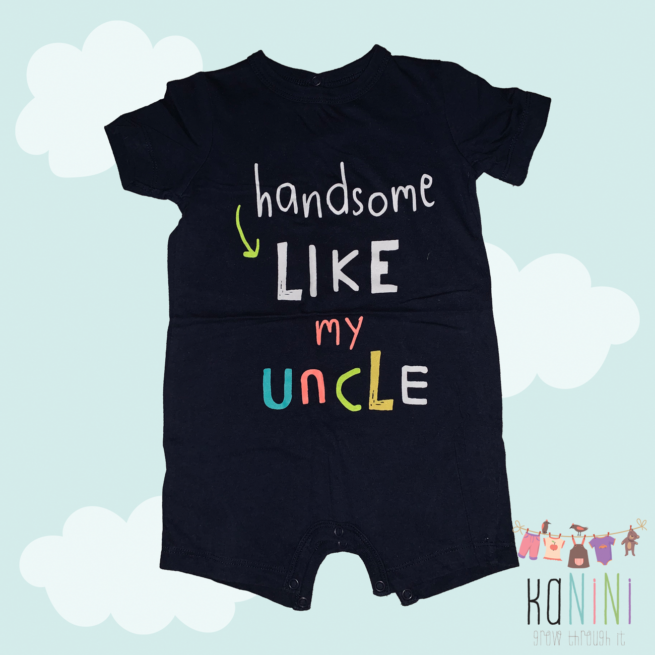 Featured image for “Woolworths 6 - 12 Months Boys Handsome Romper”