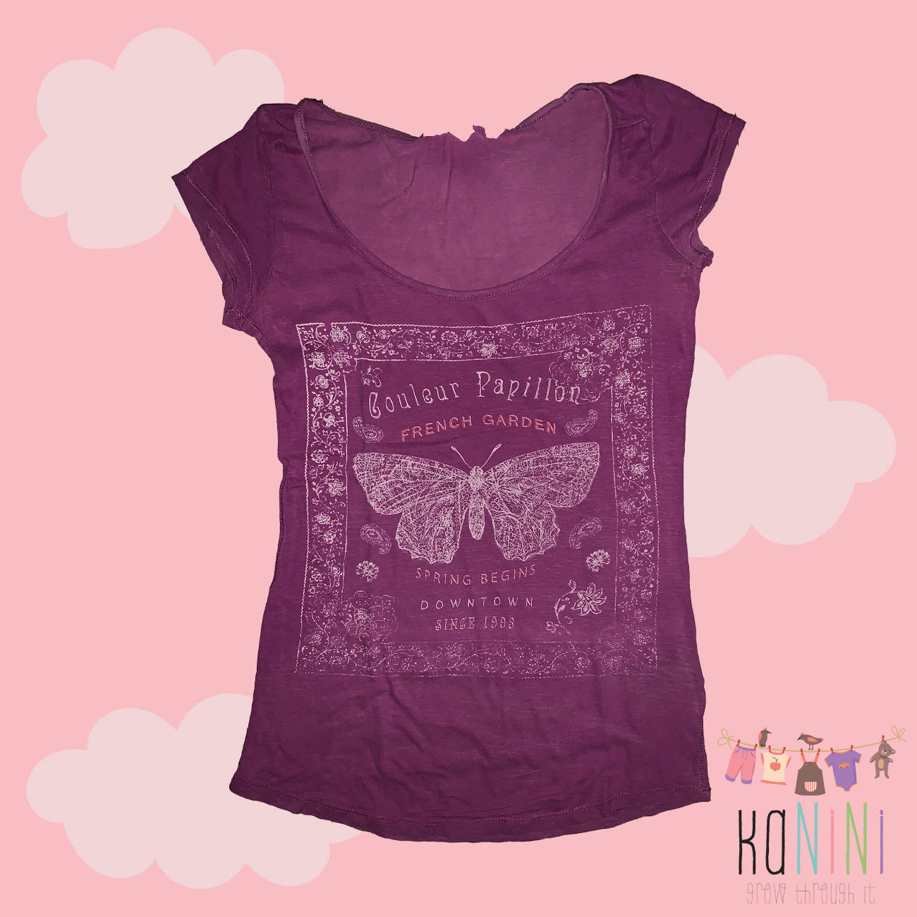 Featured image for “LOGG X-Small Girls Butterfly T-Shirt”