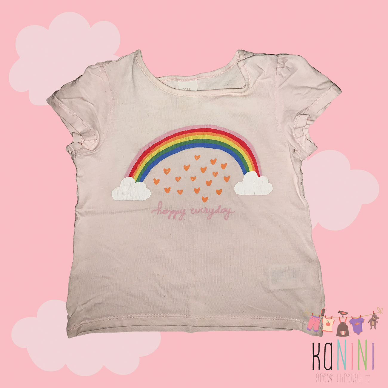 Featured image for “H&M 12 - 18 Months Girls Rainbow Shirt”