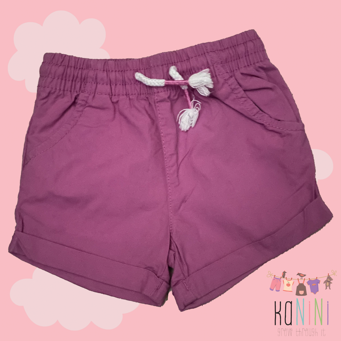 Featured image for “Woolworths 3 - 6 Months Girls Purple Shorts”