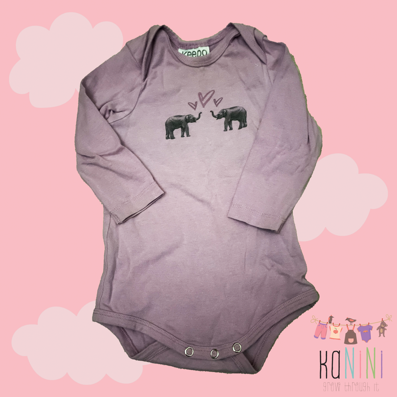 Featured image for “Keedo 6 - 12 Months Girls Long Sleeve Romper”